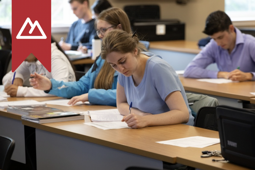 Students in class